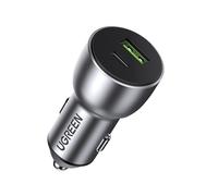 Chargeur de voiture USB et USB-C QC 3.0 PD 36 W 3 A Gris
