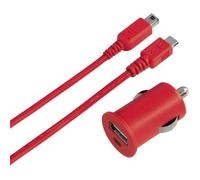Chargeur de voiture USB - Hama - Nintendo® 3DS - Rouge - 12-24V - Accessoire