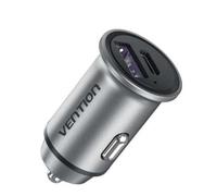 Chargeur de voiture Vention FFFH0/ 1xUSB-Type C/ 1xUSB/ 30W