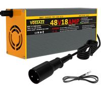 Chargeur de voiturette de golf 48 V pour Club Car Precedent & DS, avec prise ronde à 3 broches, charge rapide 18 A, batterie au plomb-acide 3-5H à charge complète