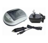 Chargeur de voyage compatible avec Ricoh DB-70, avec chargeur voiture inclus