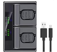 Chargeur de voyage USB double compatible avec batteries Leica BP-SCL6, appareil photo Leica Q3 SL3 Q3 43 et chargeur BP-SCL6