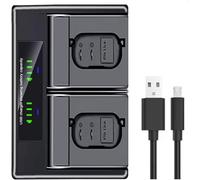 Chargeur de voyage USB double pour Leica BP-SCL7- Compatible avec Leica M11, M11-D, M11-P Camera BP-SCL7 Chargeur de batterie