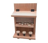 Chargeur d'écureuil, alimentation écureuil à barres de noyer | Boîte de maison chipmunk - Grande faune d'ouverture de grande taille robuste pour l'extérieur des cours amovibles Jardins