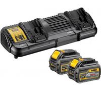 Pack énergie FLEXVOLT (2x6.0 Ah + chargeur) - DEWALT DCB132T2-QW