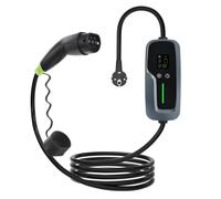 Chargeur domestique mobile Loady Type 2 avec bouton Tesla - Schuko - 16A-CX-PC-001-5M-TSL