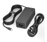 Chargeur d'ordinateur Portable USB C 65 W Alimentation de Remplacement USB C pour Lenovo Thinkpad/Yoga/Chromebook, ADLX65YDC2A Lenovo Laptop Charger Charging Cable (10 ft)