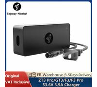 Chargeur d'origine 53,6 V 3,9 A pour trottinette électrique intelligente Ninebot By Segway ZT3 Pro/GT3/F3/F3 Pro pour batterie 48 V, chargeur rapide 53.6V 3.9A Charger