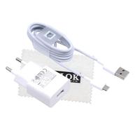 Chargeur d'origine pour Huawei HW-050100E01 pour Huawei P8 Lite, P9 Lite, P10 Lite, Honor 4X, 5c, 5X, Honor 6, 6 Plus, 6X, Honor 7, Câble de données Micro USB avec Chiffon de Nettoyage Shlok