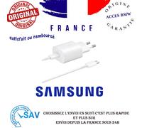 Chargeur d'origine Samsung EP-TA800 + Câble de type C pour Note 8, Note 9