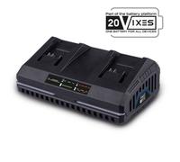 chargeur double 4.5A 20V - batterie universelle pour la gamme SCHEPPACH 20V IXES