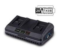 Chargeur double SCHEPPACH 4 5 A SDBC4.5A Charge simultanément deu batteries Liion de