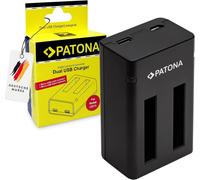 Chargeur Double Adapté aux Batteries Kodak LB-015 LB015 Compatible avec l'Appareil Photo Kodak WPZ 2,Chargeur de Batterie avec Entrée USB-C/Micro USB