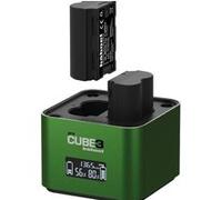 Hähnel Chargeur double ProCube3 Fujifilm pour NP-W126/S et NP-W235 Vert