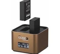 Hähnel Chargeur double ProCube3 pour Olympus – USB Type‑C – Chargement plus rapide