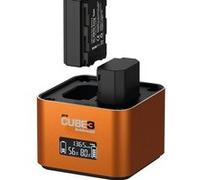 Chargeur double Hähnel ProCube3 pour batterie Sony NP-BX1 NP-FW50 NP-FZ100 Orange Orange E