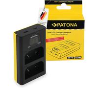 Chargeur Double (LCD USB-C Micro-USB) pour BLX-1 BLX1 Batterie Compatible avec Olympus Om-1,OM1,Om-1 II,Om-3,OM3