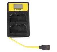 Chargeur double Nikon EN-EL15/EN-EL15B/EN-EL15C avec LCD,USB