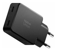 Chargeur Double Port USB-C 65W Power Delivery GaN Charge Rapide Native Union Noir Noir