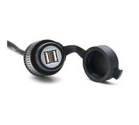 Chargeur Double port USB faisceau 2000 mA 12V SW-Motech Noir TU