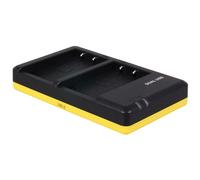 Chargeur double pour 2 batteries compatibles Olympus BLS-5 / BLS-50