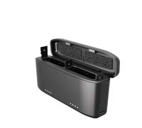 Chargeur Double pour Batteries Insta360 X6 Boîtier de Charge Rapide Portable avec Indicateurs LED et Fonction de Rangement pour Insta360 X6