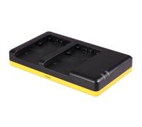 Chargeur double pour batteries Sony NP-FP50, NP-FP70, NP-FP90 - compact et polyvalent