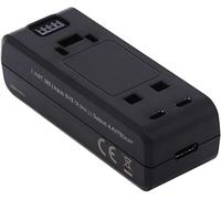 Chargeur Double (Réseau, Usb) Compatible Avec Insta 360 One R, One Rs Action Cam ¿ Avec Bloc D'Alimentation Usb 2 A (2 Batteries Chargeables Simultanément) ¿ Double Chargeur[Z888]