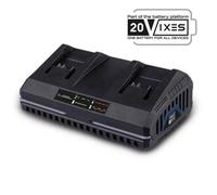 Chargeur double - SCHEPPACH - 4.5 A - SDBC4.5A - Charge simultan¿ment deux batteries Li-ion de la gamme Scheppach 20V IXES