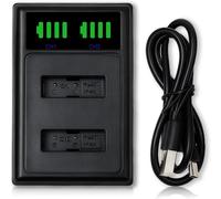 Chargeur Double Usb Avec Écran Lcd Compatible Avec Batteries Sony Np-Bx1 1380Mah, Zv-1, Zv-1 Ii, Cyber-Shot Dsc-Rx100 Ii/Iii/[Z199]