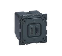 Chargeur double USB CELIANE 15W Type-C 3A - - 067466