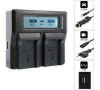 Chargeur Dual Bp-828 - Convient Pour Divers Modèles De Caméras Canon - Pour Charger 2 Batteries En Même Temps[Z736]