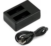 chargeur dual canaux pour GoPro HERO 5 HERO5 AHDBT-501 U alimenté par câble USB G
