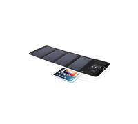 Chargeur Dual Usb Appareils Panneau Solaire Portable Pliable 28w Étanche Noir Yonis