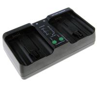 Chargeur duo pour 2 batteries Canon LP-E4, LP-E4N et LP-E19