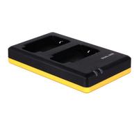 Chargeur duo pour 2 batteries d'action cam compatible avec Sony NP-BX1