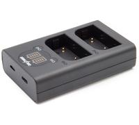 Chargeur duo pour 2 batteries Olympus BLX-1