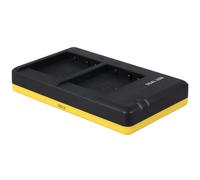 Chargeur duo pour 2 batteries Panasonic DMW-BLG10 - compact et polyvalent