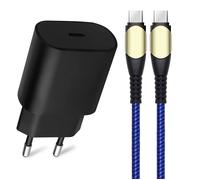 Chargeur - E.f.connection - 25W - Câble USB-C 60W - Compatible Samsung Galaxy A05s A15 A16 A17 A25 A35 A36 A56 - Charge rapide