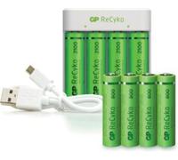 Chargeur E411 avec 4 accumulateurs AA/AAA ReCyko GP