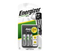 Chargeur de Piles - Energizer - Recharge Base - 4 Emplacements - LED - Arrêt Automatique