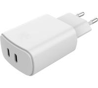Chargeur ESSENTIELB 2x20W charge rapide 2 USB-C Blanc