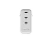Chargeur et câble d'alimentation PC Mophie GaN à triple port USB-C 140W Blanc