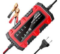 Chargeur Et Mainteneur De Batterie,Chargeur de Batterie Automatique 1,5 A 6V/12V à décharge Lente - Système de Charge Intelligente Automatique pour Voiture Camping-Car Moto Camion Bateau - Mainteneur