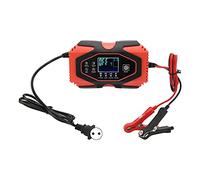 Chargeur et mainteneur de Batterie Portable Intelligent avec Fonction de mémoire de réparation pour Automobile et Moto, Charge Automatique à 7 étapes pour Batteries EFB humides au