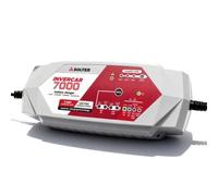 Chargeur et mainteneur Intelligent de Batteries Invercar 7000-12 V/24 V, 7 A/3,5 A, Compatible avec Plomb-Acide et Lithium, Technologie de Charge en 8 étapes, Protection IP54, pour Voitures, Motos et
