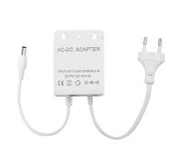 Chargeur étanche compatible avec une alimentation secteur 110-240 V CA et une sortie CC 12 V (prise UE) pour caméras de vidéosurveilla