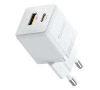 Chargeur EU 20W, USB, Type-C - Baseus Palm (CCZC20UE) - Blanc Lune