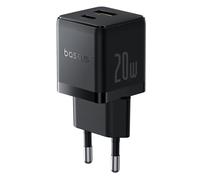 Chargeur EU 20W, USB, Type-C - Baseus Palm (P10111608113113-00) - Cluster Noir