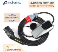 Chargeur EV de Type 1 Type 2, 3,5 kw, 7kw, 11kw, 22kw, câble pour véhicule électrique, boîte murale de 4 mètres, étanche, charge rapide, livraison rapide 3,5 kW 16 A 1 phase Type 1
